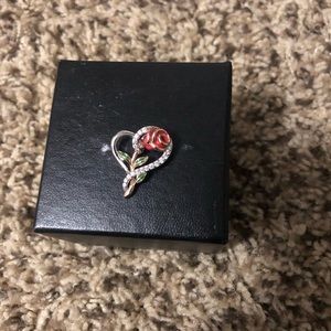 Rose necklace pendant